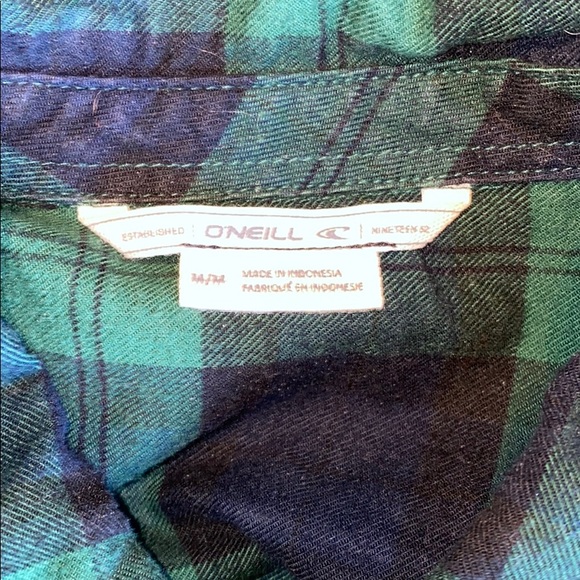 O’Neill Plaid Long Sleeve Shirt - Picture 3 of 4